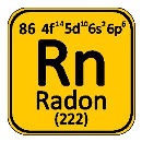 Radon in periodic table
